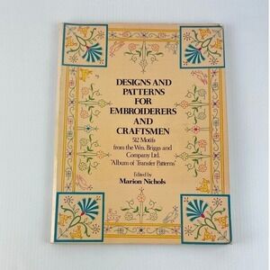 Designs and Patterns for Embroiderers and Craftsmen 1974 Softcover Book Dover